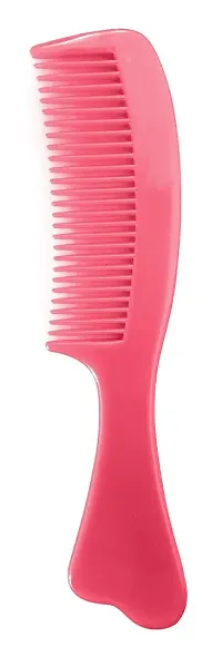 CUVLY® Hair Combs Kit Of Hair Combs Set Of 6 For Women Accessories And With 1 Hand Mirror For Shaving And Makeup For Boys And Girls Home And Salon Use, Multi Color, Pack Of 1-thumb1