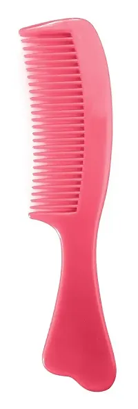 CUVLY® Hair Combs Kit Of Hair Combs Set Of 6 For Women Accessories And With 1 Hand Mirror For Shaving And Makeup For Boys And Girls Home And Salon Use, Multi Color, Pack Of 1-thumb2