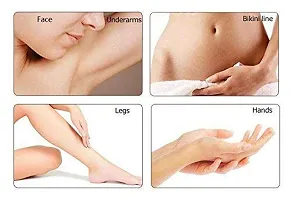 CUVLY Waxing Combo Wax Hard Wax Beans for Painless Hair Removal, Brazilian Waxing for Face, Eyebrow, Back, Chest, Bikini Areas, Legs At Home-thumb4