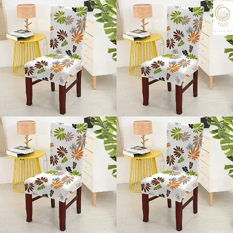 Pack of 4- Printed Chair Covers