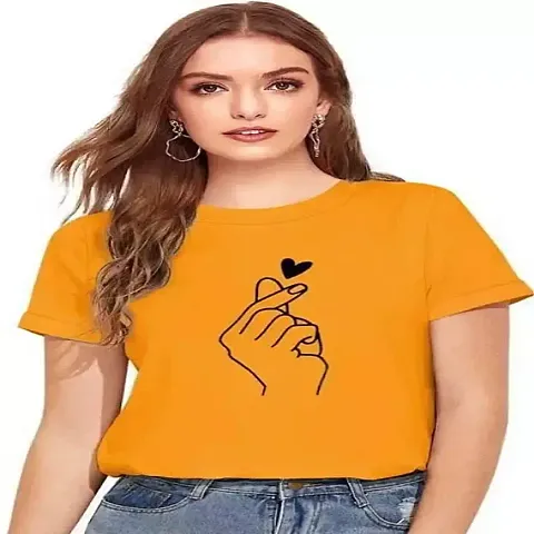 Elegant Blend Tshirt For Women