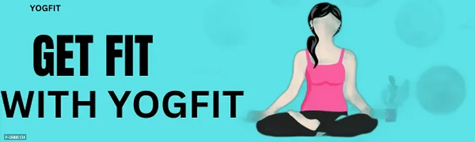 YOGFIT 4mm Eco Friendly Yoga Mat Enhanced Balance Comfort workout mat exercise mat gym mats decathlon (Black)-thumb3