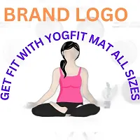 YOGFIT 4mm Eco Friendly Yoga Mat Enhanced Balance Comfort workout mat exercise mat gym mats decathlon (Black)-thumb4