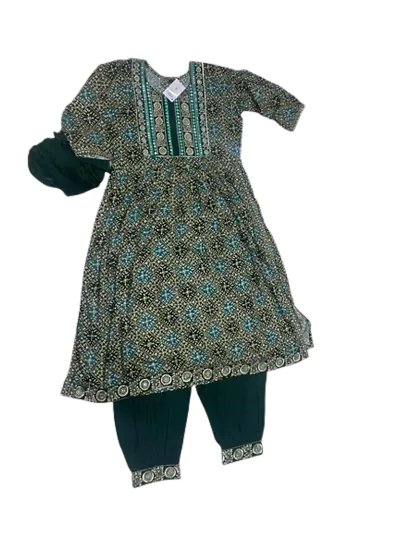 Beautyful Chanderi Silk Kurta Pant With Dupatta