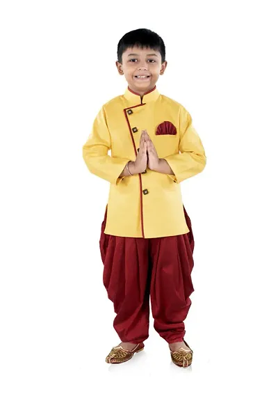 BBS Creation Blend Sherwani And Dhoti Set