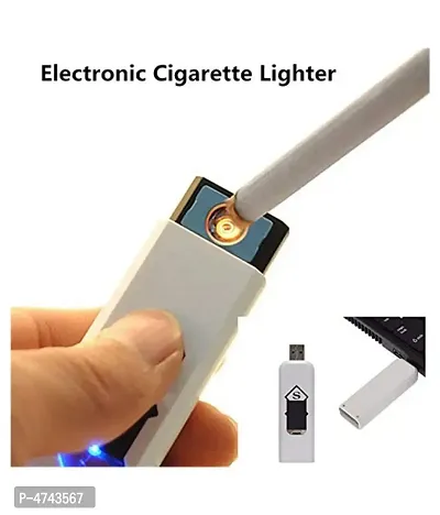 USB Flameless Windproof Electronic And Rechargeable Cigarette Lighter