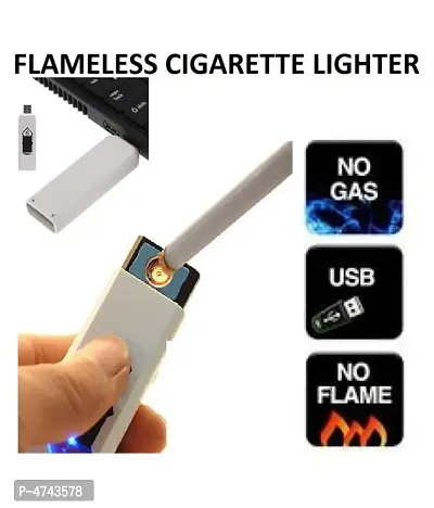 USB Windproof Electronic And Rechargeable Cigarette Lighter-thumb0