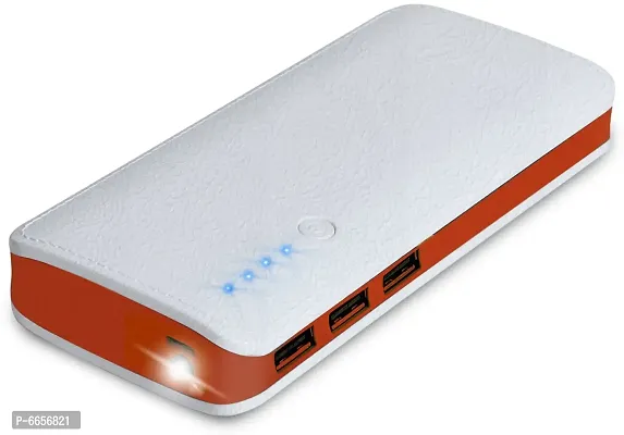 Slainte 10000 mAh Fast Charging Power Bank with 3 Charging Port and torch Light