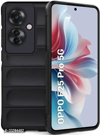 slainte Back Cover for Oppo F25 Pro 5G, Complete 360* Protection | Shock Proof Design | Anti-Slip Grip (Black)-thumb0