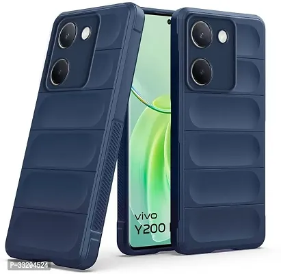 slainte Back Cover for Vivo Y200 Pro 5G, Complete 360* Protection| Shock Proof|Anti-Slip Grip (Blue)-thumb0