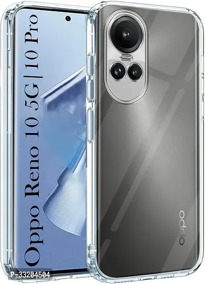 slainte Back Cover for Oppo Reno 10 5G::Oppo Reno 10 pro 5G, Complete Protection Shock Proof Design|Anti-Slip Grip (Transparent)-thumb0