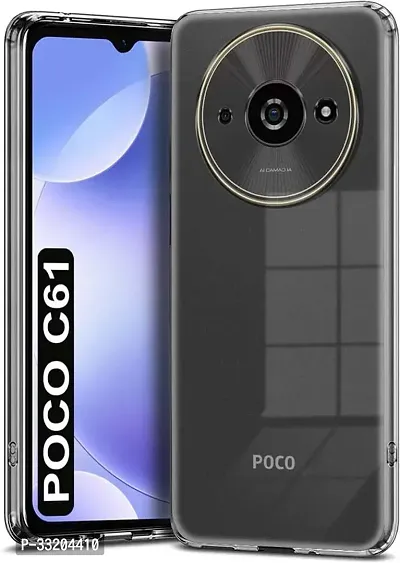 slainte Back Cover for Poco C61 (Transparent)