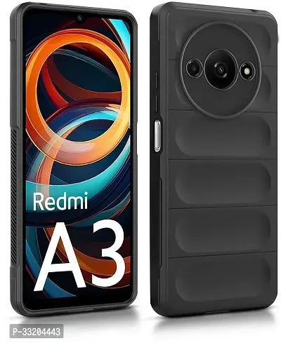 slainte Back Cover for Redmi A3 2024, Complete 360* Protection | Shock Proof Design | Anti-Slip Grip (Black)-thumb0