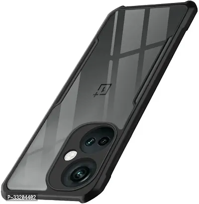 slainte Back Cover for Oneplus nord CE3 5G, Complete 360 Protection | Shock Proof Design | Transparent Back Cover (Black, Flexible)