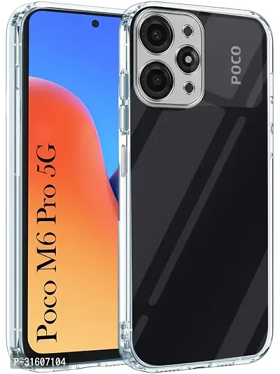 Transparent Back Cover for Poco M6 Pro 5G