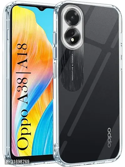 Transparent Back Cover for Oppo A38-thumb0