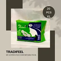 TRADIFEEL my actiwo pad wing yes Size yes confortable period pad (XL, 20)SANITARY PAD-thumb2