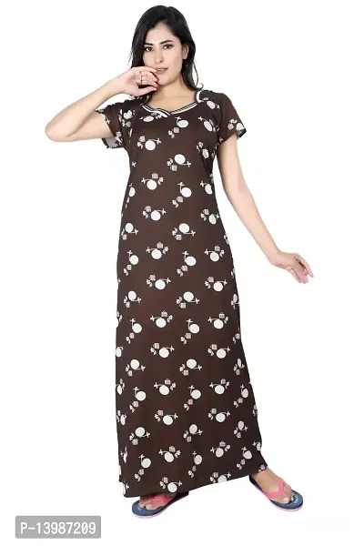 Device of S with SWANGIYA- The Intimate Fashion Brown Gown -Brown