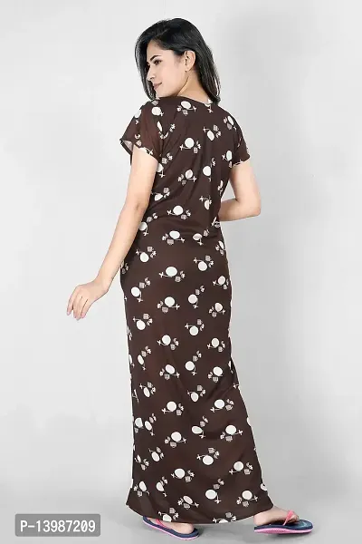 Device of S with SWANGIYA- The Intimate Fashion Brown Gown -Brown-thumb2