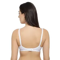 KYODO Women's Cotton Non Padded Wirefree Maternity Bra (Pack of 1) (White, 32)-thumb1