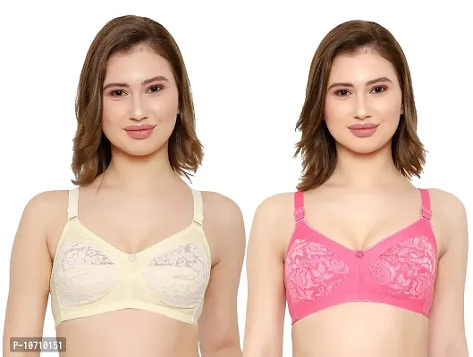 Buy KYODO New Women's Net with Hoisery Wirefree Stylish Bra for Girls  Online In India At Discounted Prices