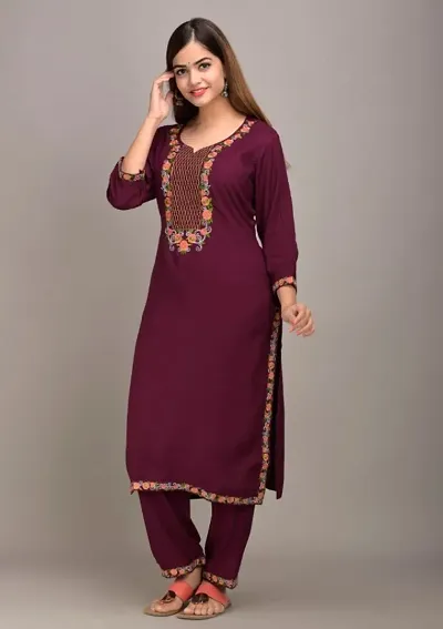 Kurti With Bottom Set