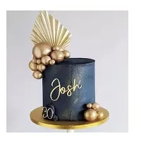 Golden Faux Balls Cake Topper (Pack of 6)-thumb2