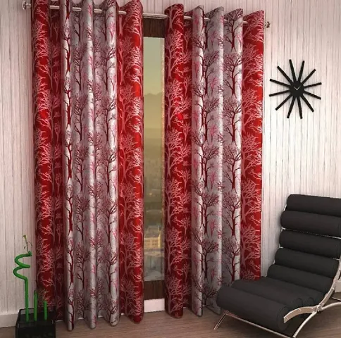 5ft Polyester Window Curtains Set Of 1