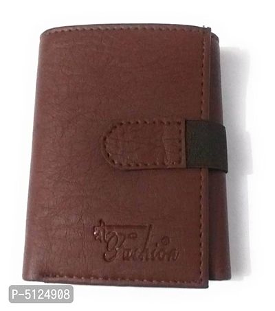 Trendy Stylish Three Fold Wallet for Men-thumb0