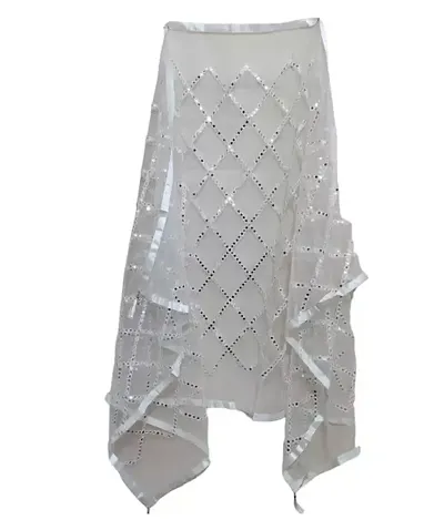 Elite Net Mirror Work Dupatta For Women