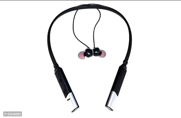 Stylish Black In-ear Bluetooth Wireless Neckbands