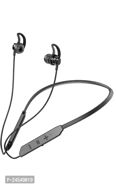 Stylish Black In-ear Bluetooth Wireless Neckbands-thumb0