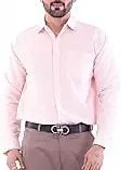 DESHBANDHU DBK Men's Solid Cotton Full Sleeves Regular Fit Shirt