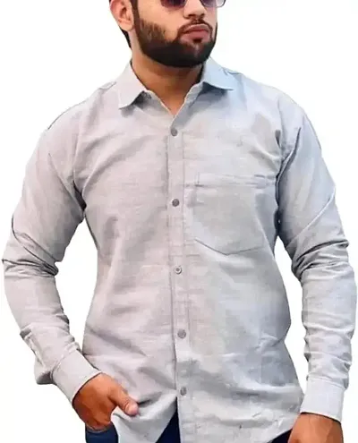 Men's Solid Casual Shirt