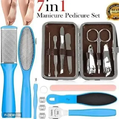 Professional Manicure Set 16 in 1 and Pedicure Tools Kit 8 in 1 Stainless Steel Foot Care For unisex-thumb0