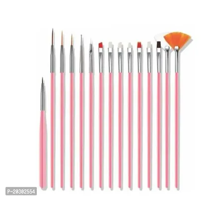 Nail Art Brushes Set pink-thumb0