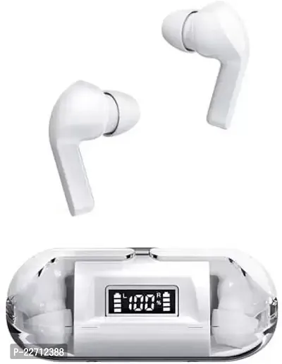 S10 PRO EARBUDS Bluetooth Headset  (White, In the Ear)-thumb0