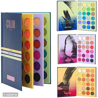 72 Color Book Cold/Maple Leaf Red/purple Color Eyeshadow Palete