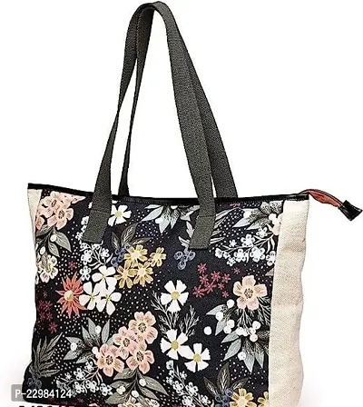 Stylish Multicoloured Canvas  Tote Bags For Women