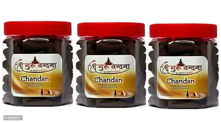 SHREE GURU VANDANA DHOOP V AGARBATTI Sandal 60-60-60 small cone each box