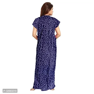 Women Cotton Printed Nighty Combo-thumb2