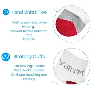 MOMISY 5 Pairs Baby Girl Boys Tube Socks Toddlers Infant Solid Color Boat Spring and Autumn Socks Stretch Baby Socks (MYBOY, 1 year to 3 year)-thumb1
