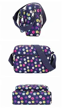 MOMISY Women Mobile Messenger Bag Ladies Casual Nylon Shoulder Small Cross Body Long Strap Purse for Travelling, Work-thumb1