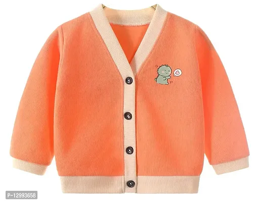 MOMISY Baby Boy  Girls Kids Children Infant Sweater Jacket Front Button Open Cardigan
