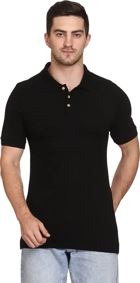 ROARERS Men Polo Neck Pique T-Shirt