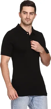 ROARERS Men Polo Neck Pique Cotton T-Shirt-thumb2