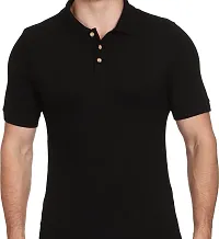 ROARERS Men Polo Neck Pique Cotton T-Shirt-thumb3