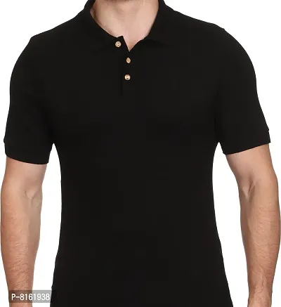 ROARERS Men Polo Neck Pique Cotton T-Shirt-thumb4