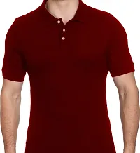 ROARERS Men Polo Neck Pique Cotton T-Shirt-thumb4