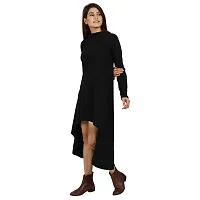 ROARERS RUFFLE BARDOT DRESS (BLACK, LARGE)-thumb3